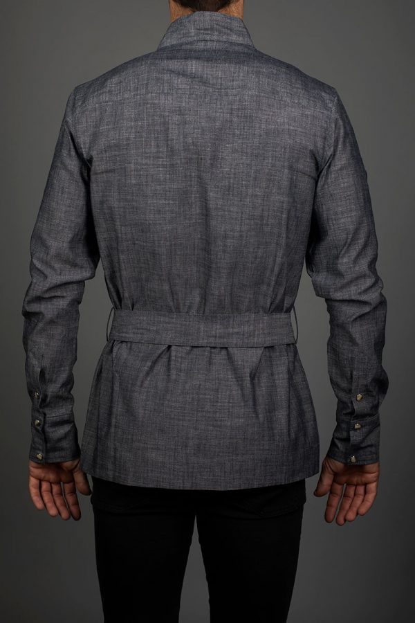 Kimono Denim Raw Shirt  <br><h3>LIMITED EDITION </h3> - Image 3