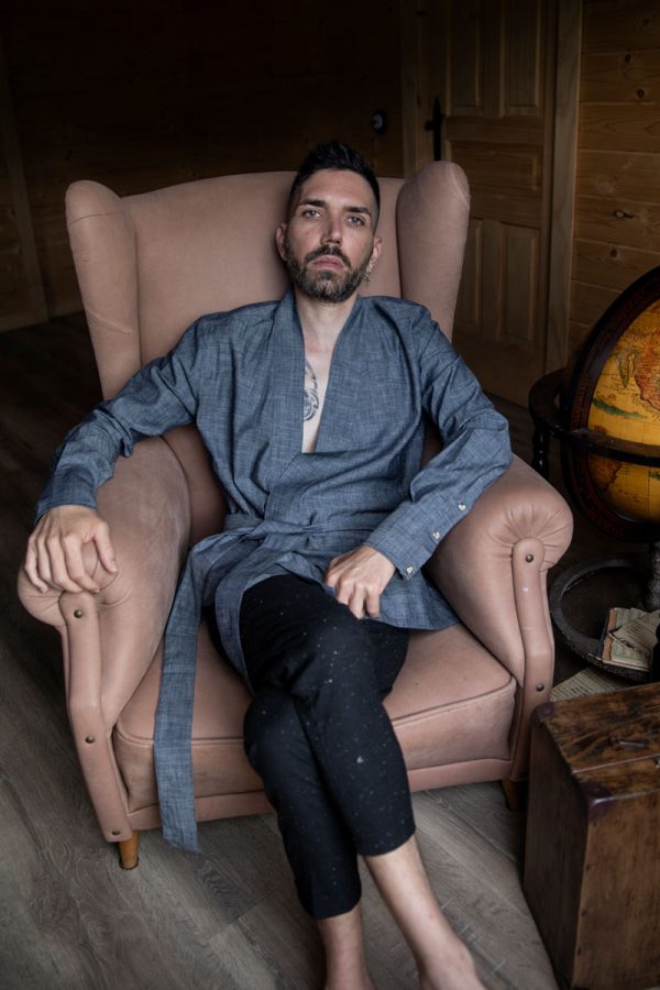 Kimono Denim Raw Shirt  <br><h3>LIMITED EDITION </h3> - Image 2